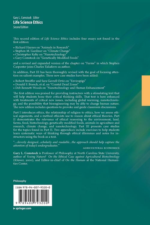 Produktbild: Life Science Ethics