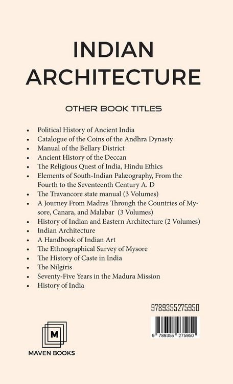 Produktbild: Indian Architecture