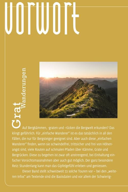 Produktbild: K&uuml;mmerly+Frey Erlebnis Schweiz Gratwanderungen - Wanderf&uuml;hrer