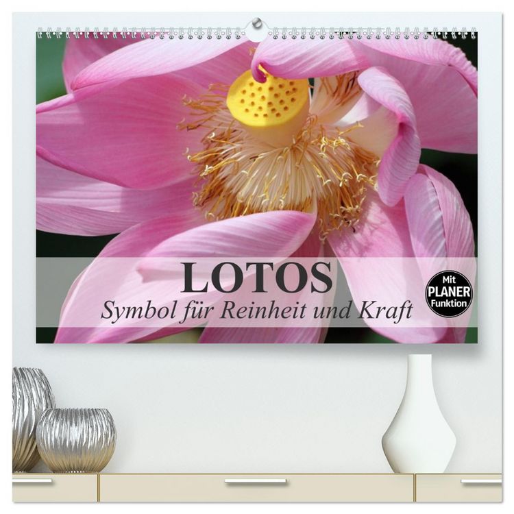 Produktbild: Lotos. Symbol f&uuml;r Reinheit und Kraft (hochwertiger Premium Wandkalender 2026 DIN A2 quer), Kunstdruck in Hochglanz