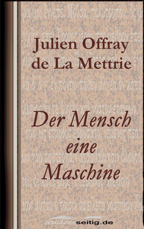 Produktbild: Der Mensch eine Maschine
