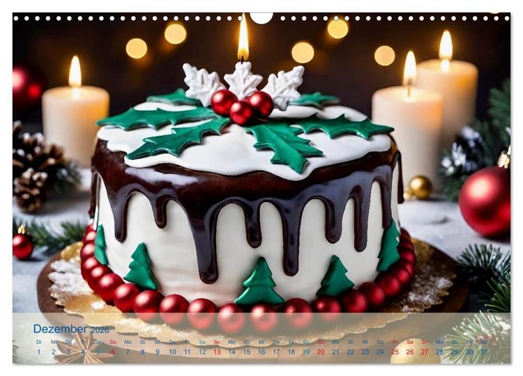Produktbild: Tortentr&auml;ume - Traumtorten (Wandkalender 2026 DIN A3 quer), CALVENDO Monatskalender
