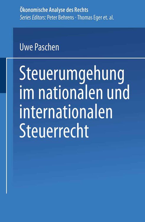 Produktbild: Steuerumgehung im nationalen und internationalen Steuerrecht