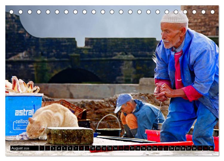 Produktbild: Farbiges Marokko (Tischkalender 2026 DIN A5 quer), CALVENDO Monatskalender