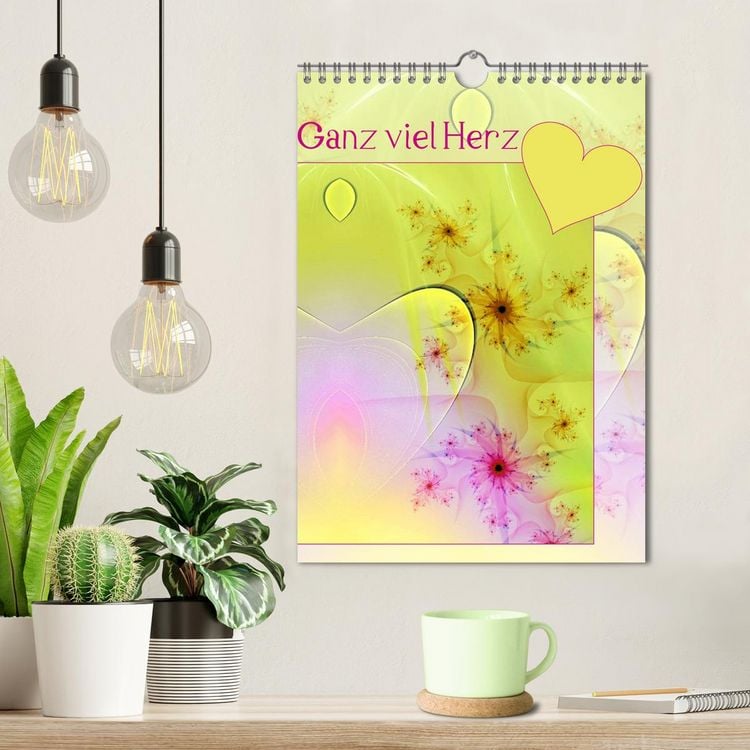 Produktbild: Ganz viel Herz (Wandkalender 2026 DIN A4 hoch), CALVENDO Monatskalender