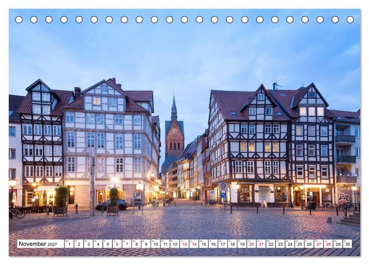 Produktbild: Hannover - Momente einer Reise (Tischkalender 2027 DIN A5 quer), CALVENDO Monatskalender