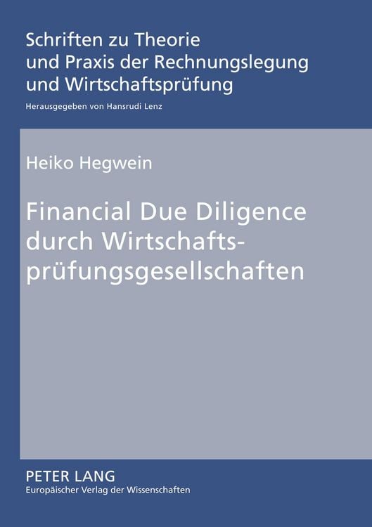 Produktbild: Financial Due Diligence durch Wirtschaftspr&uuml;fungsgesellschaften