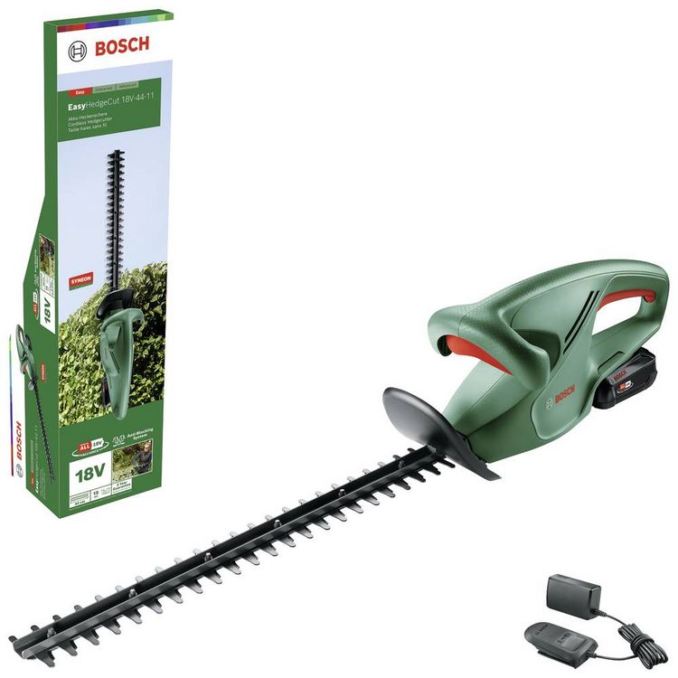Produktbild: Bosch Home and Garden EasyHedgeCut 18V-44-11 Akku Akku-Heckenschere inkl. Akku, inkl. Ladeger&auml;t 18 V Li-Ion 440 mm