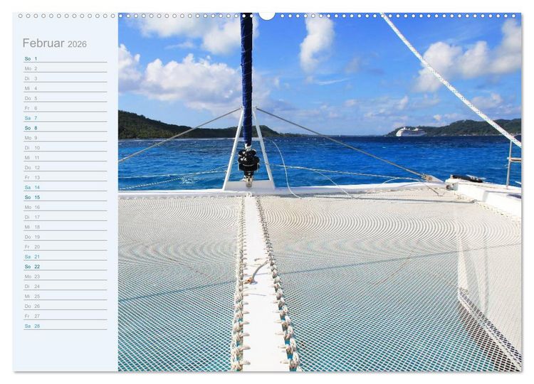 Produktbild: Katamaran-Tour (Wandkalender 2026 DIN A2 quer), CALVENDO Monatskalender