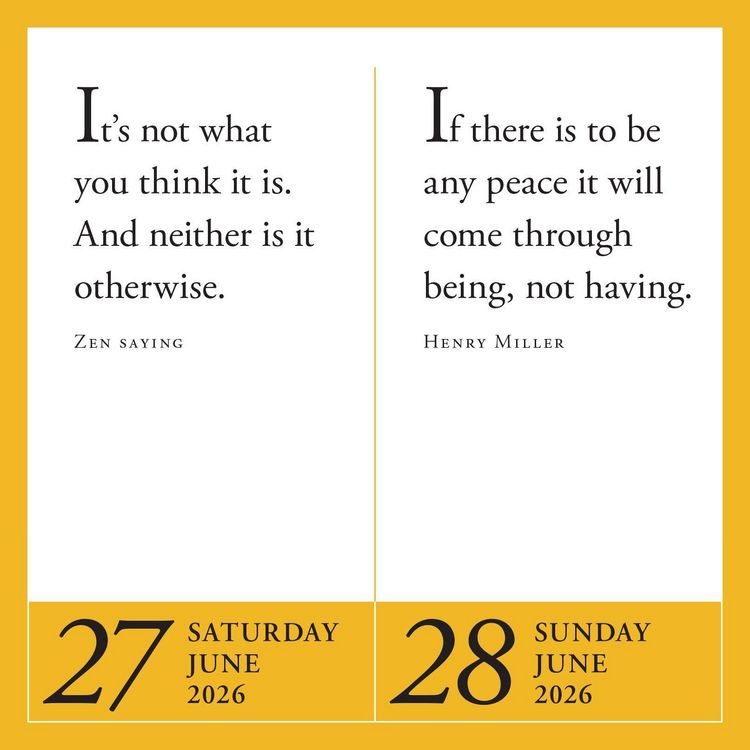 Produktbild: Year of Zen Page-A-Day(r) Calendar 2026