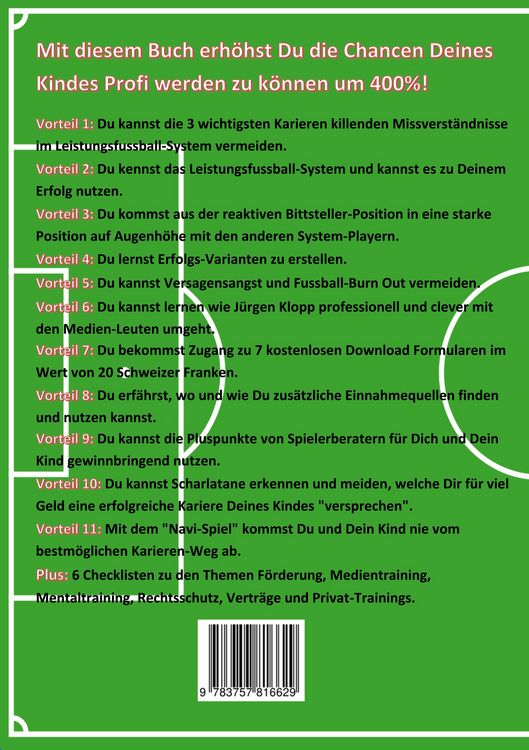 Produktbild: Unser Kind will Fussball-Profi werden