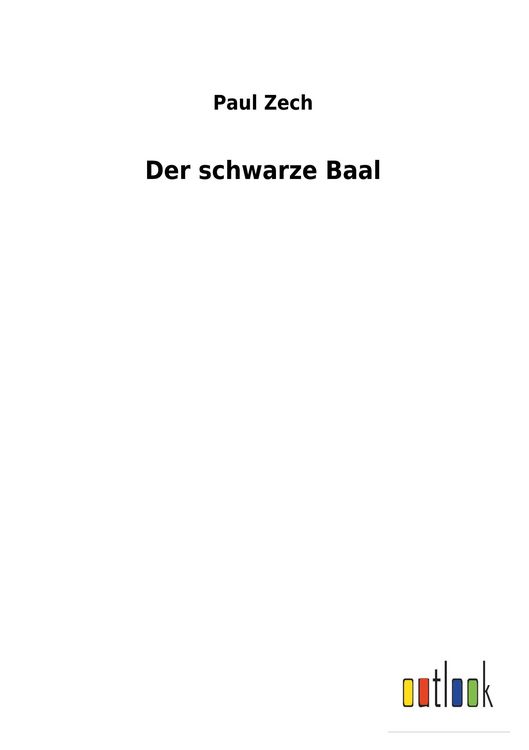 Produktbild: Der schwarze Baal