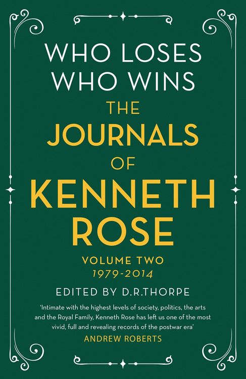 Produktbild: Who Loses, Who Wins: The Journals of Kenneth Rose