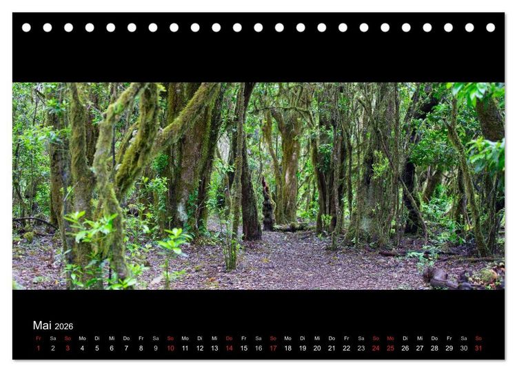 Produktbild: La Gomera - Kanarisches Naturparadies (Tischkalender 2026 DIN A5 quer), CALVENDO Monatskalender