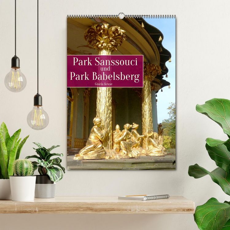 Produktbild: Park Sanssouci und Park Babelsberg (Wandkalender 2026 DIN A2 hoch), CALVENDO Monatskalender