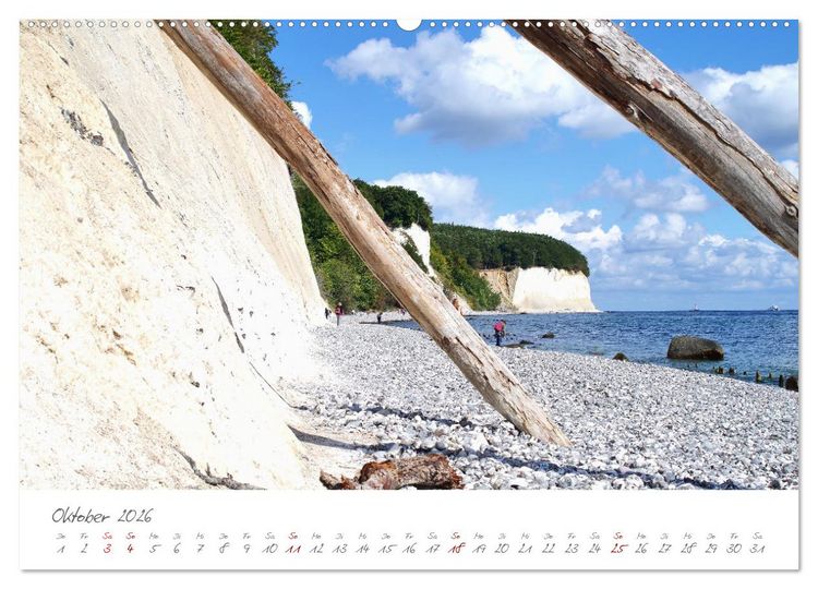 Produktbild: Mein Sassnitz - Hafenstadt und Erholungsort an der Kreidek&uuml;ste von R&uuml;gen (hochwertiger Premium Wandkalender 2026 DIN A2 quer), Kunstdruck in Hochglanz