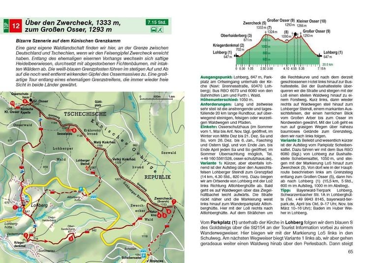 Produktbild: ROTHER Wanderf&uuml;hrer Bayerischer Wald. 54 Touren um Cham, Bodenmais, Zwiesel, Freyung und Passau &ndash; mit Nationalpark Bayerischer Wald