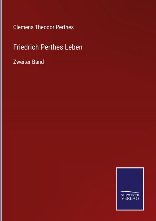 Produktbild: Friedrich Perthes Leben
