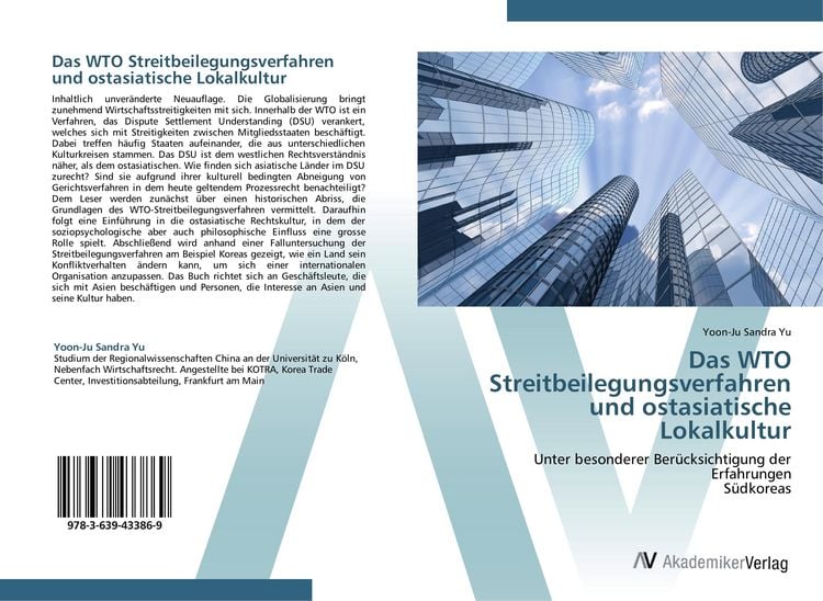 Produktbild: Das WTO Streitbeilegungsverfahren und ostasiatische Lokalkultur