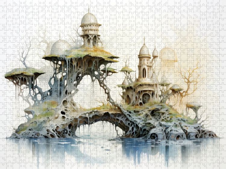Produktbild: CALVENDO Puzzle Ein Motiv aus dem Kalender "Kuriose H&auml;user" | 1000 Teile Lege-Gr&ouml;&szlig;e 64x48cm Foto-Puzzle f&uuml;r gl&uuml;ckliche Stunden
