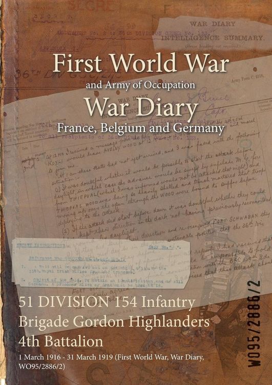 Produktbild: 51 DIVISION 154 Infantry Brigade Gordon Highlanders 4th Battalion