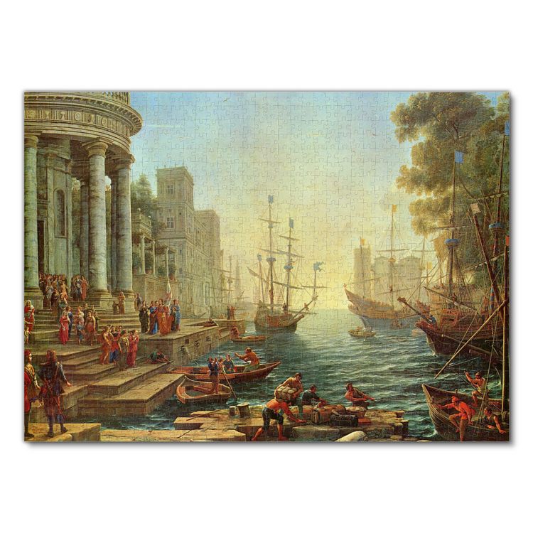 Produktbild: Lais Puzzle Claude Lorrain - Einschiffung der Hl. Ursula 1000 Teile