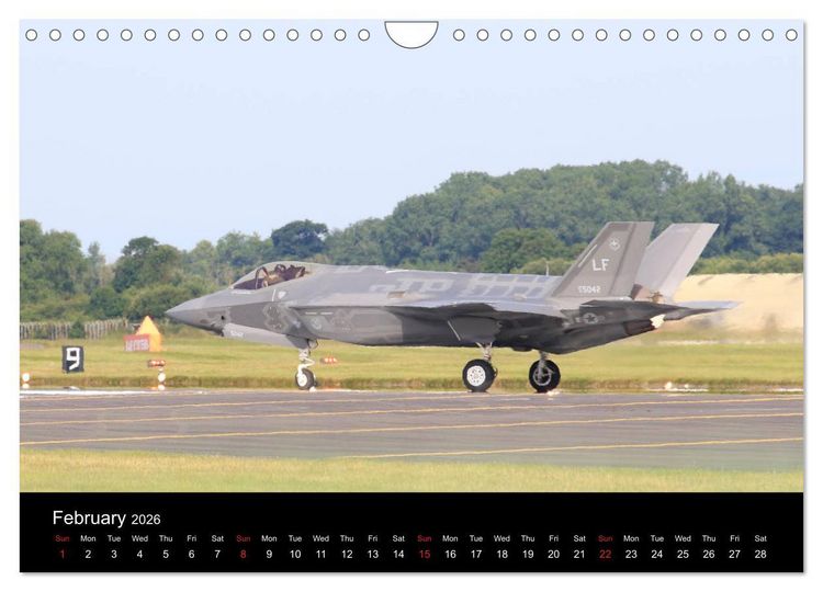 Produktbild: Lockheed Martin F35 Stealth Fighter (Wall Calendar 2026 DIN A4 landscape), CALVENDO 12 Month Wall Calendar