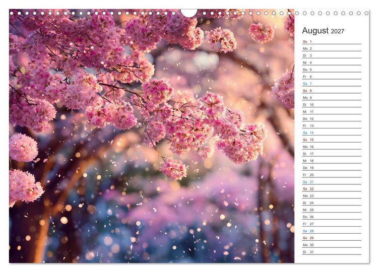 Produktbild: Japanische Kirschbl&uuml;te (Wandkalender 2027 DIN A3 quer), CALVENDO Monatskalender