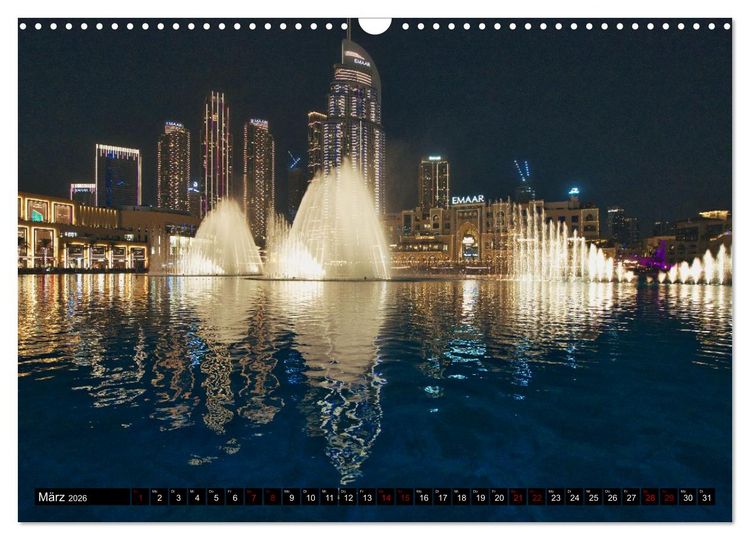 Produktbild: Dubai Panoramen (Wandkalender 2026 DIN A3 quer), CALVENDO Monatskalender