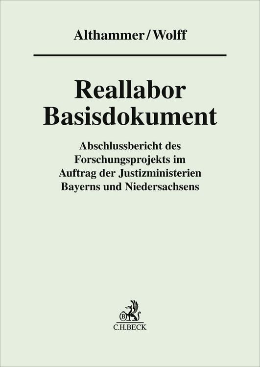 Produktbild: Reallabor Basisdokument