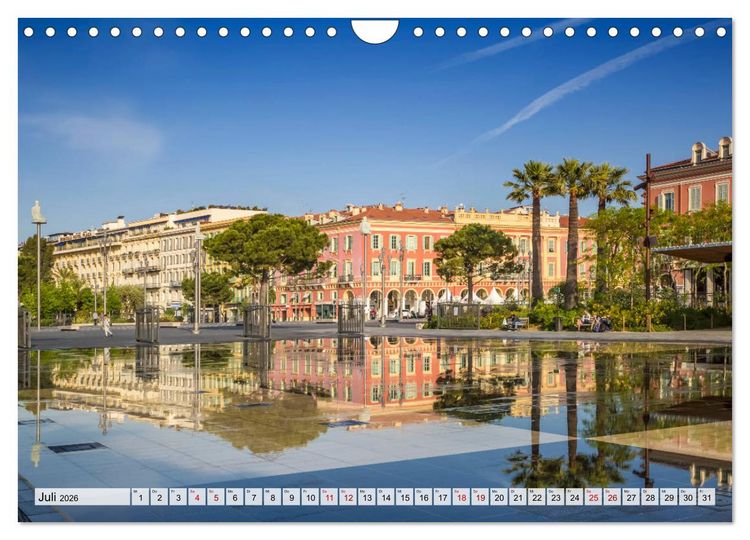 Produktbild: C&Ocirc;TE D&rsquo;AZUR Bezaubernde Orte (Wandkalender 2026 DIN A4 quer), CALVENDO Monatskalender