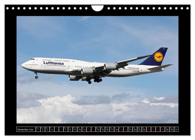 Produktbild: 747 Queen of the Skies (Wall Calendar 2026 DIN A4 landscape), CALVENDO 12 Month Wall Calendar