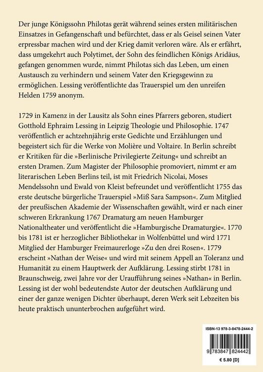 Produktbild: Philotas (Gro&szlig;druck)