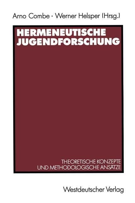 Produktbild: Hermeneutische Jugendforschung