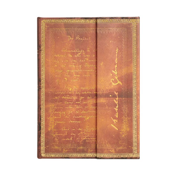 Produktbild: Hardcover Notizbuch Kahlil Gibran, Der Prophet, Midi, Liniert