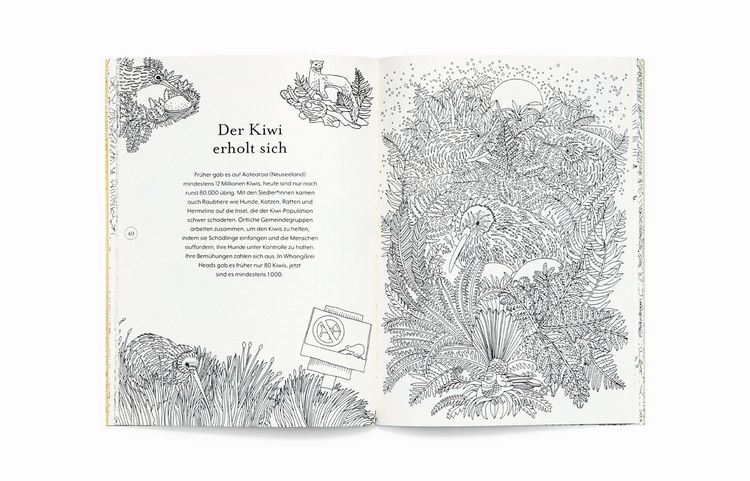 Produktbild: Die R&uuml;ckkehr der Wildnis. Ausmalbuch