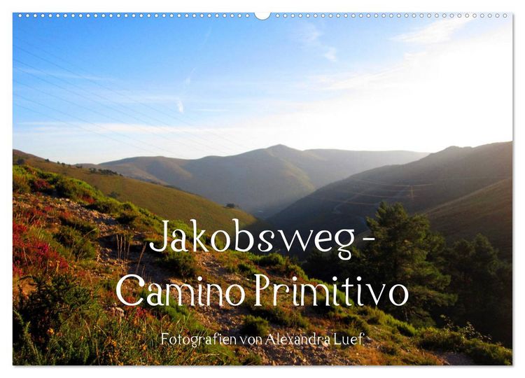 Produktbild: Jakobsweg - Camino Primitivo (Wandkalender 2026 DIN A2 quer), CALVENDO Monatskalender