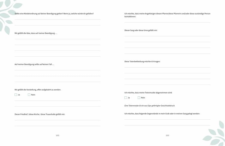 Alles, was ihr wissen müsst, wenn ich nicht mehr bin