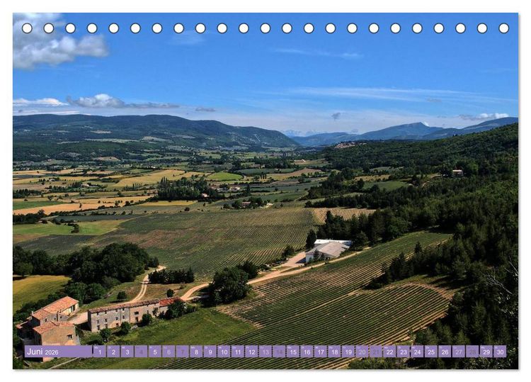 Produktbild: Ein Sommer in der Provence: Luberon und Vaucluse (Tischkalender 2026 DIN A5 quer), CALVENDO Monatskalender