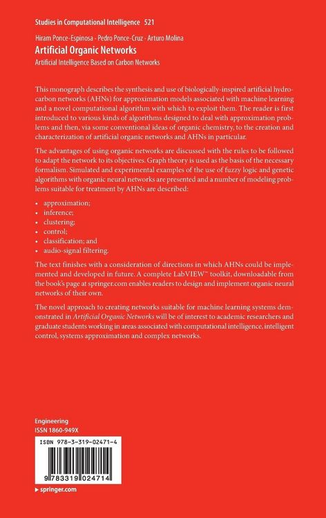 Produktbild: Artificial Organic Networks