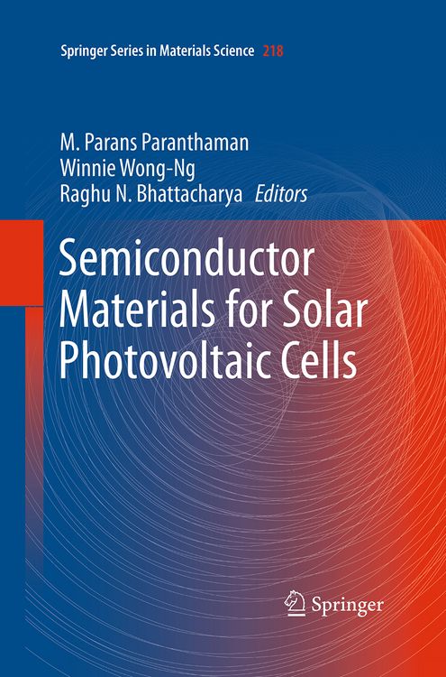 Produktbild: Semiconductor Materials for Solar Photovoltaic Cells