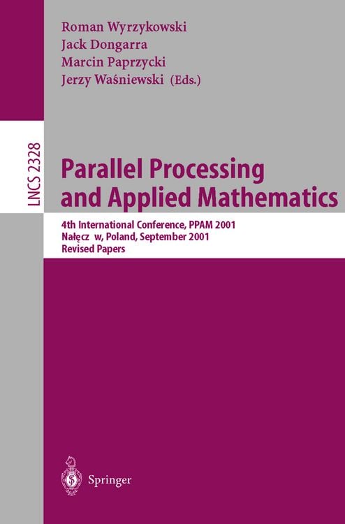 Produktbild: Parallel Processing and Applied Mathematics