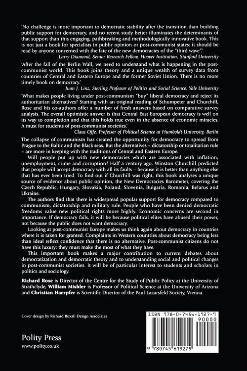 Produktbild: Democracy and Its Alternatives