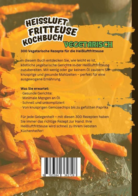 Produktbild: Hei&szlig;luftfritteuse Kochbuch Vegetarisch&mdash;300 Rezepte
