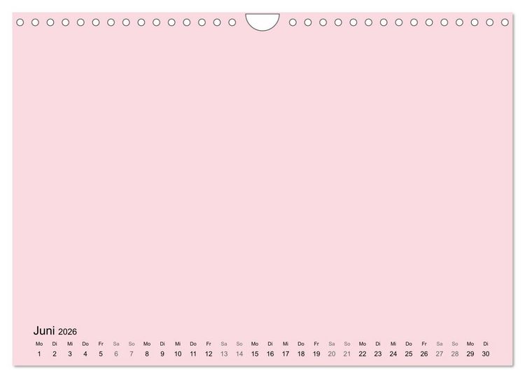 Produktbild: DIY Bastel-Kalender -Warme Pastell Farben- Zum Selbstgestalten (Wandkalender 2026 DIN A4 quer), CALVENDO Monatskalender