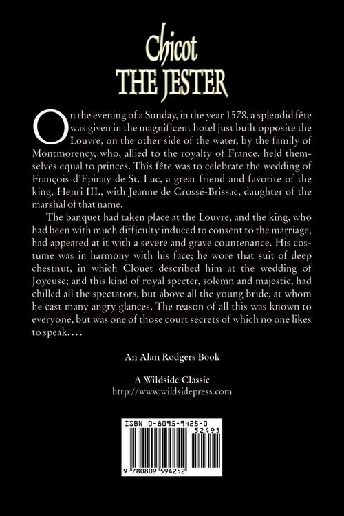 Produktbild: Chicot the Jester by Alexandre Dumas, Fiction, Literary