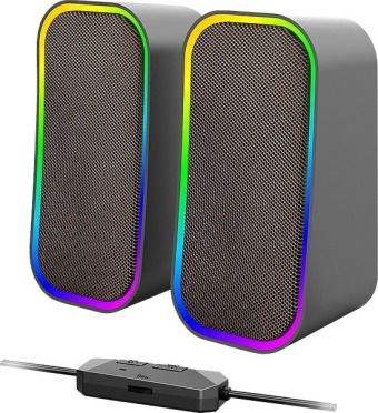 Produktbild: SPEEDLINK TOKEN RGB Gaming Stereo Speaker, black