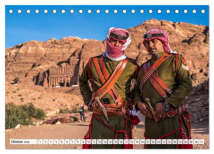 Produktbild: Jordanien (Tischkalender 2026 DIN A5 quer), CALVENDO Monatskalender
