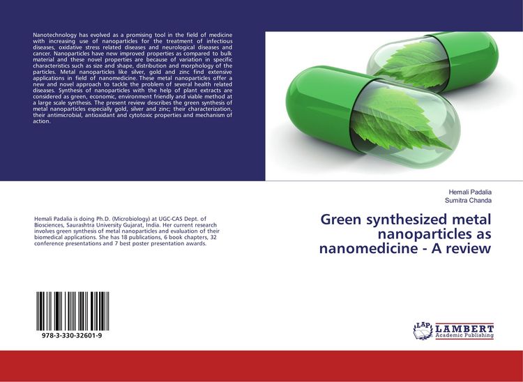 Produktbild: Green synthesized metal nanoparticles as nanomedicine - A review