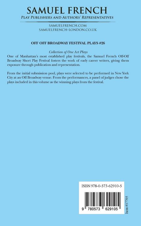 Produktbild: Off Off Broadway Festival Plays - 26th Series